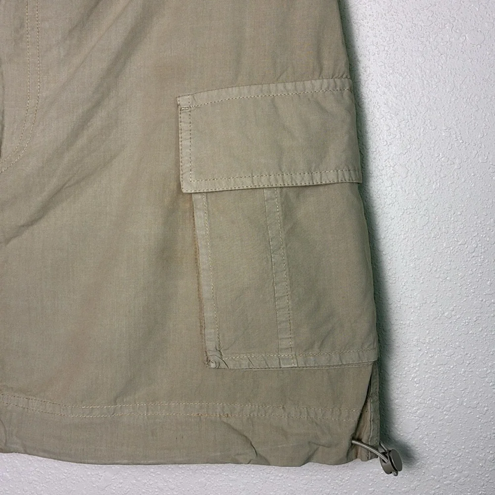 RAILS Women Size 8 Olive Jaycee Khaki Cargo Mini Skirt Academia Lightweight‎